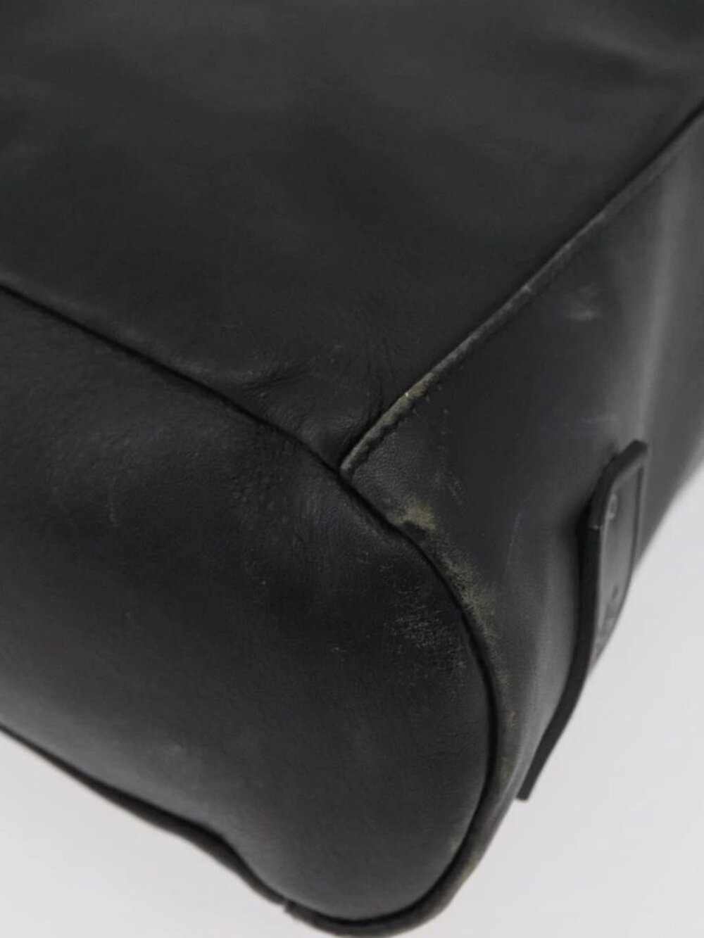 GUCCI Shoulder Bag Leather Black Silver Auth - Picture 5 of 16